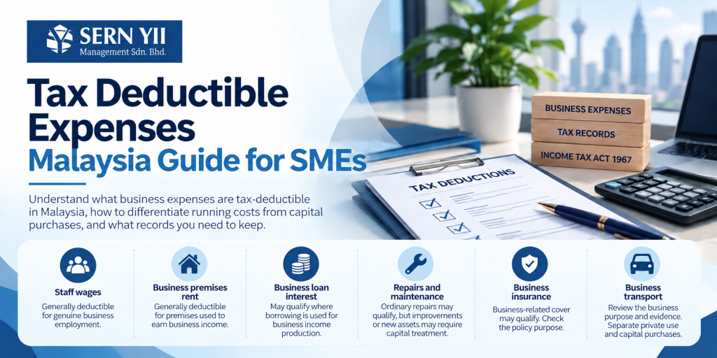 Tax Deductible Expenses Malaysia Guide for SMEs